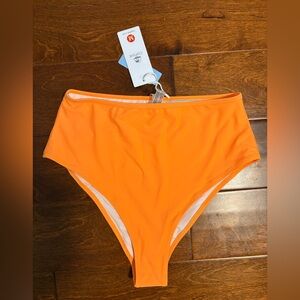 NWT Cupshe Orange High-Waisted Bikini Bottom